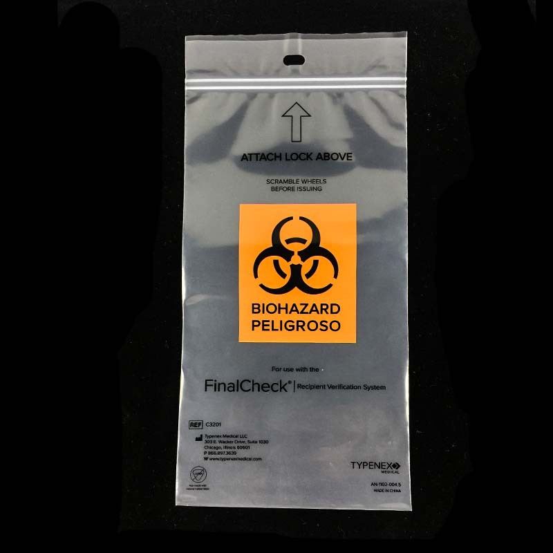 plastic manufacturer BioHazard Zip Lock Medical Specimen Bags E